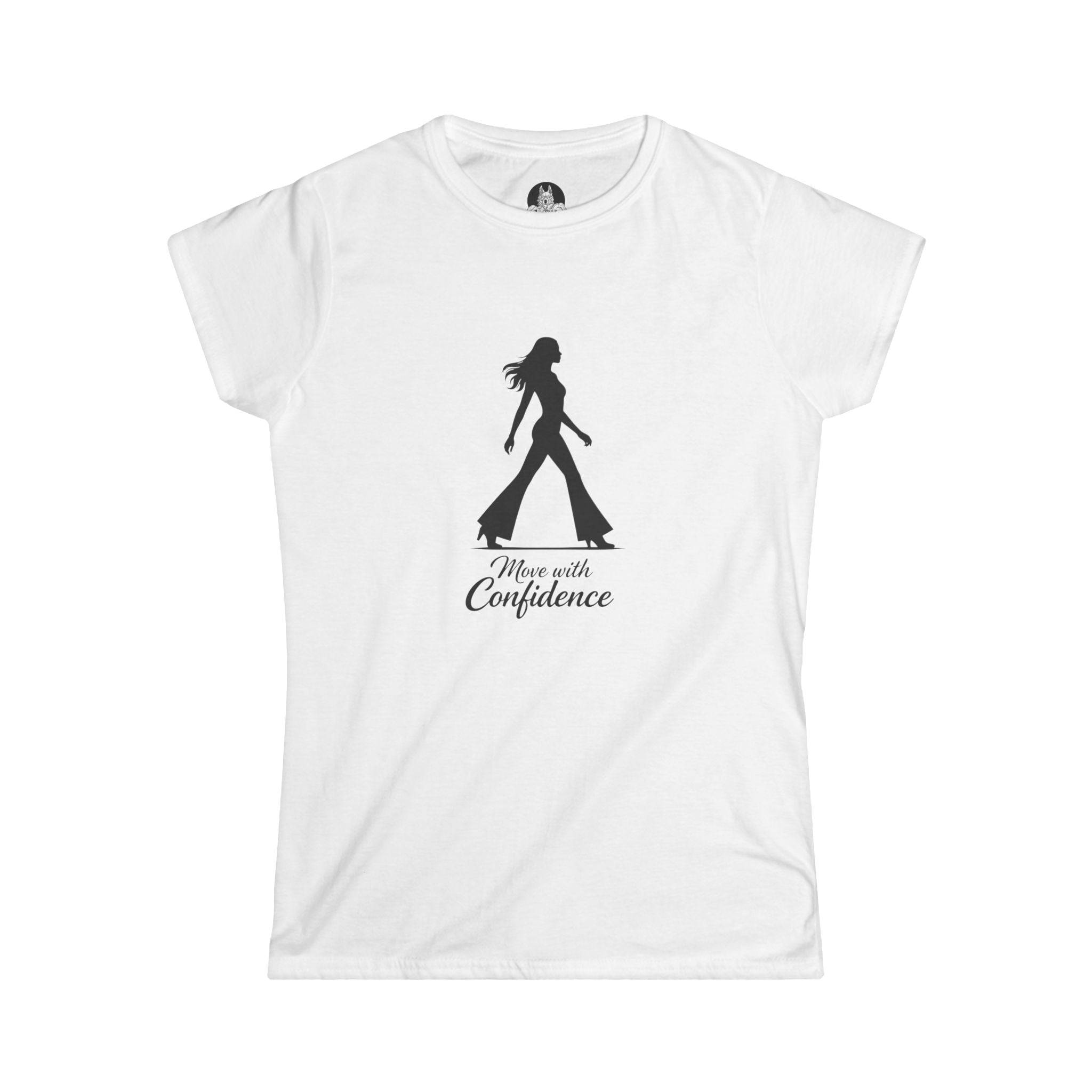 Move with Confidence Tee — Women's Empowerment Silhouette T-Shirt