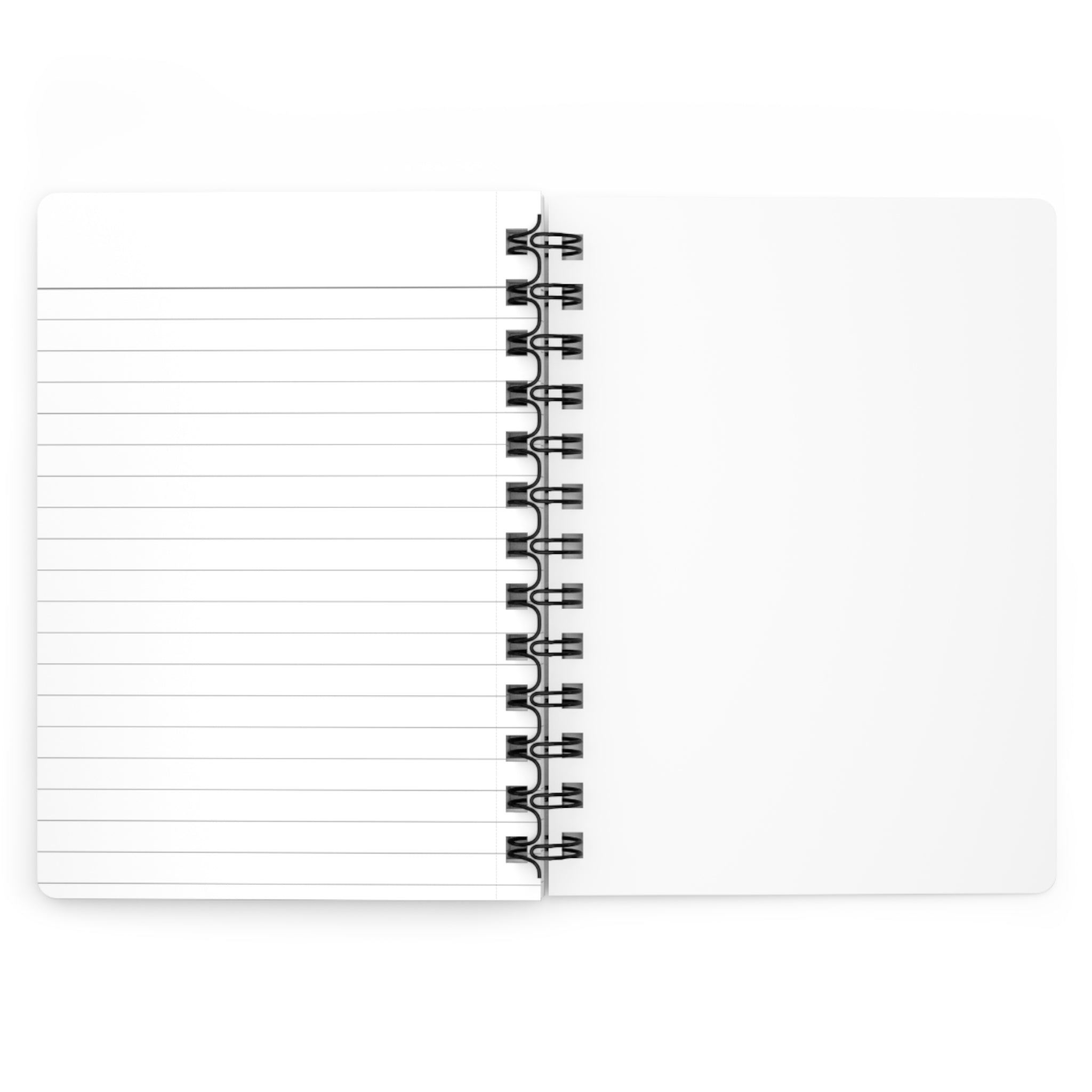 Shadows Journal — Cozy Witchy Spiral Notebook with 'Shadows' Illustration