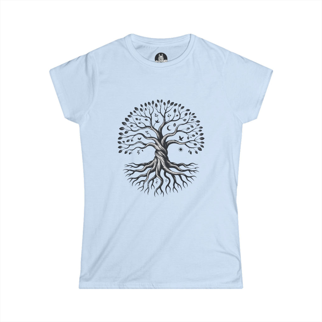 Tree of Life Illustration Tee | Roots and Branches Botanical Shirt