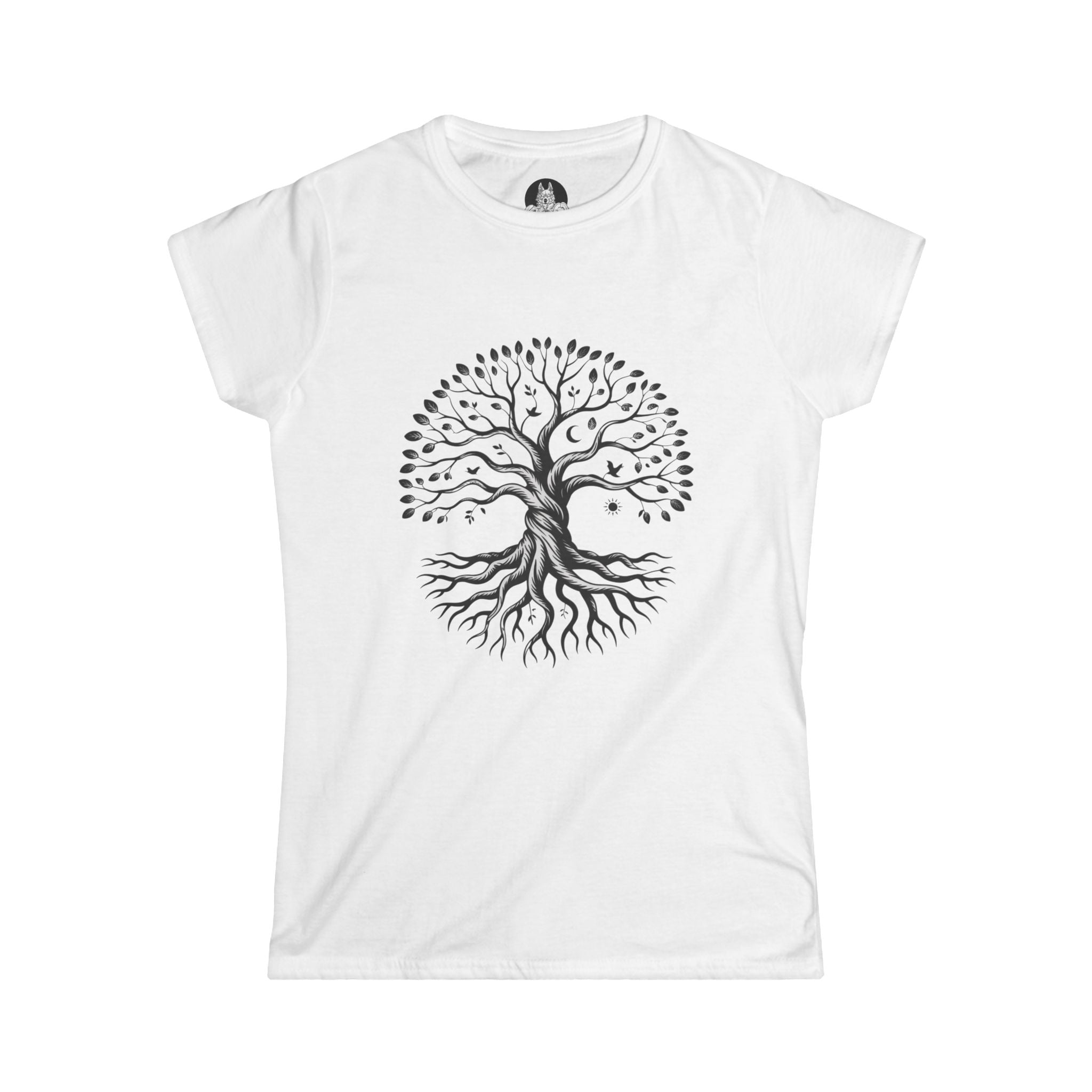 Tree of Life Illustration Tee | Roots and Branches Botanical Shirt