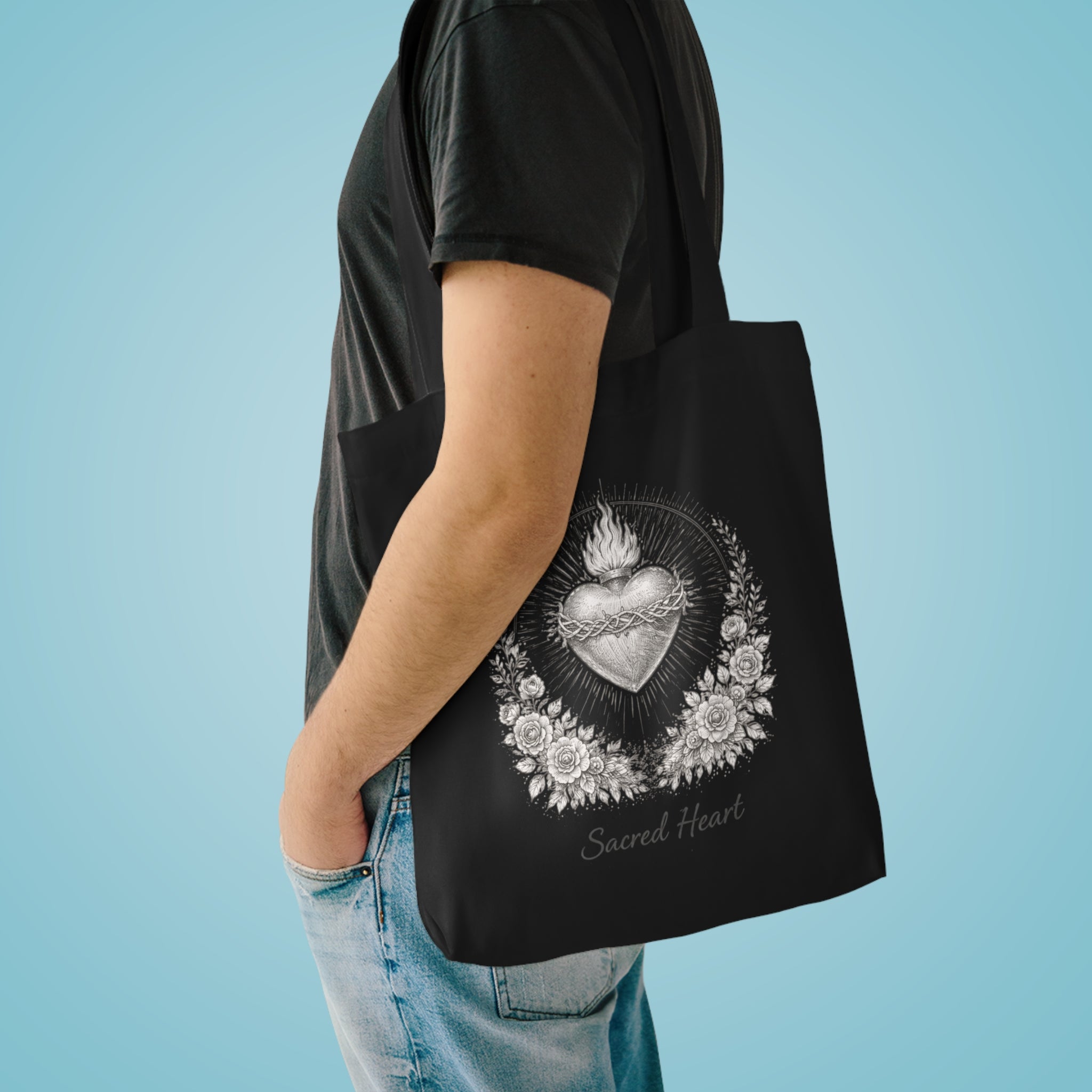 Sacred Heart Tote — Carry What Matters