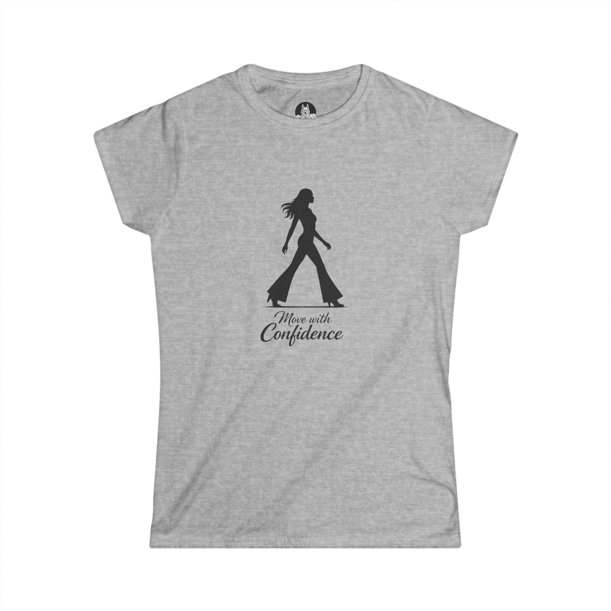 Move with Confidence Tee — Women's Empowerment Silhouette T-Shirt