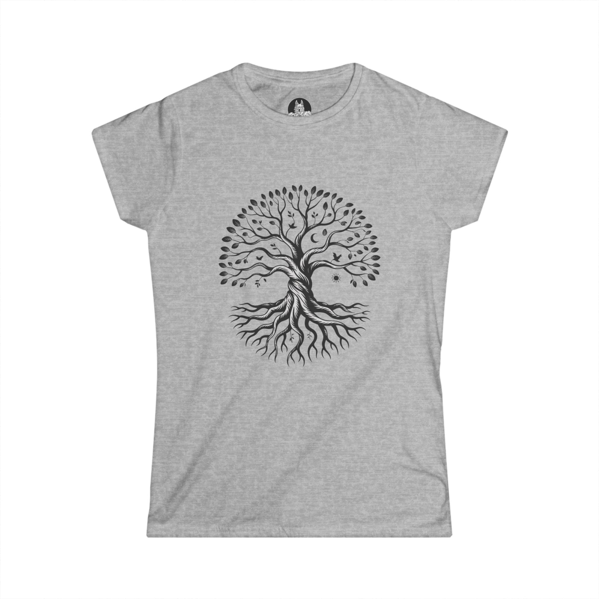 Tree of Life Illustration Tee | Roots and Branches Botanical Shirt