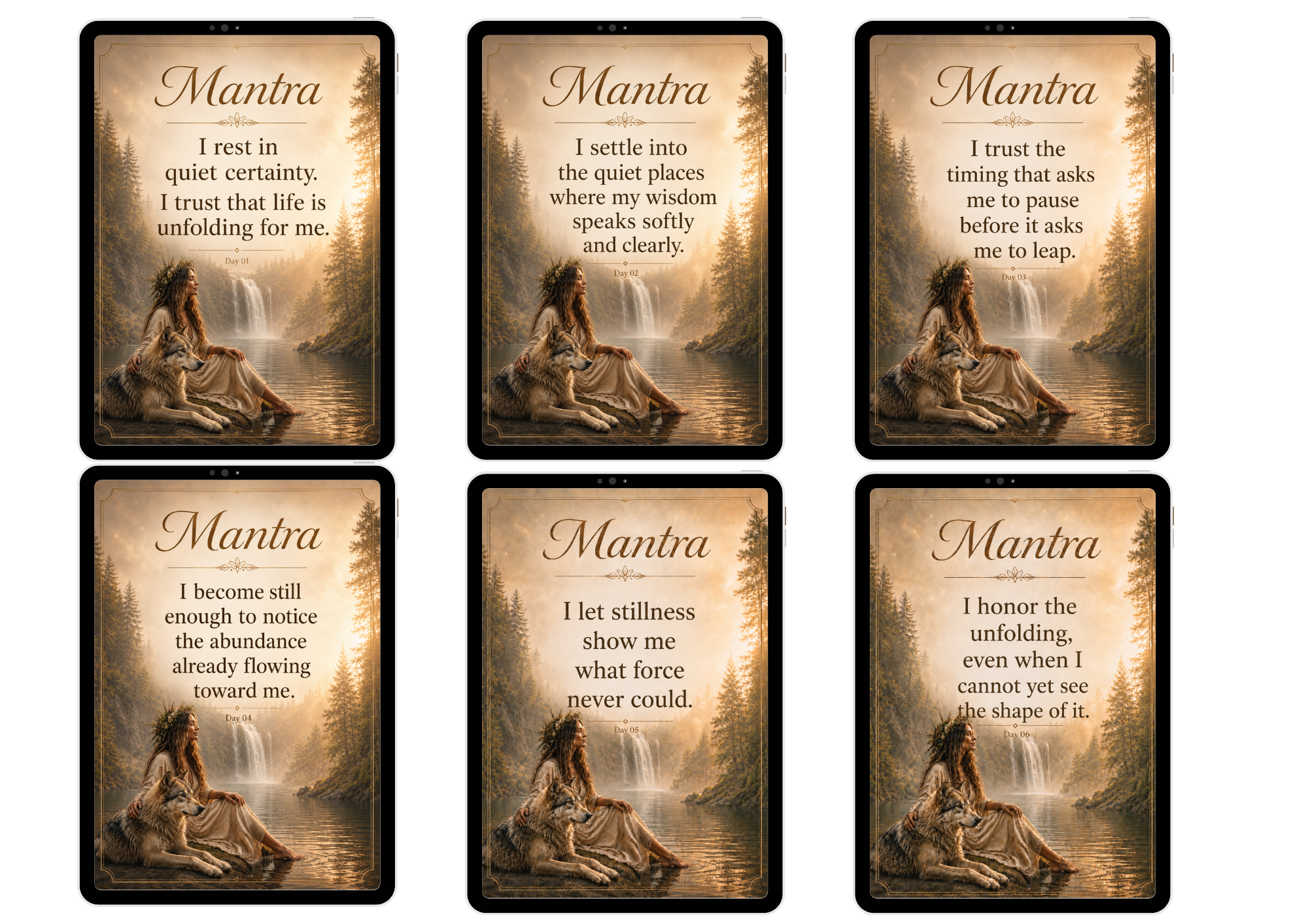 Sacred Quiet Certainty — 30‑Day Mantra Card Deck