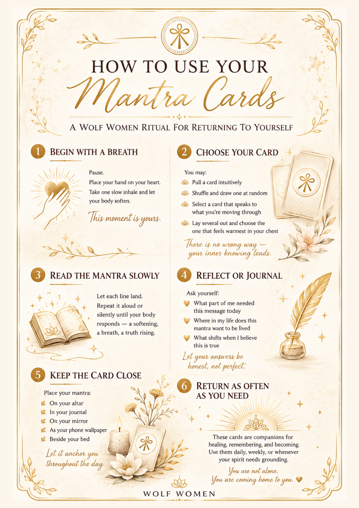Self‑Worth After Heartbreak — 30 Printable Mantra Cards (Digital Download)
