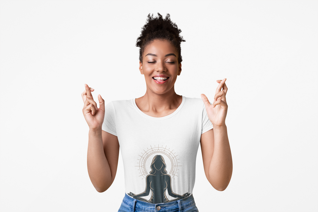 Yoga Tee — 'Stillness Is My Superpower' Women's Meditation T-Shirt