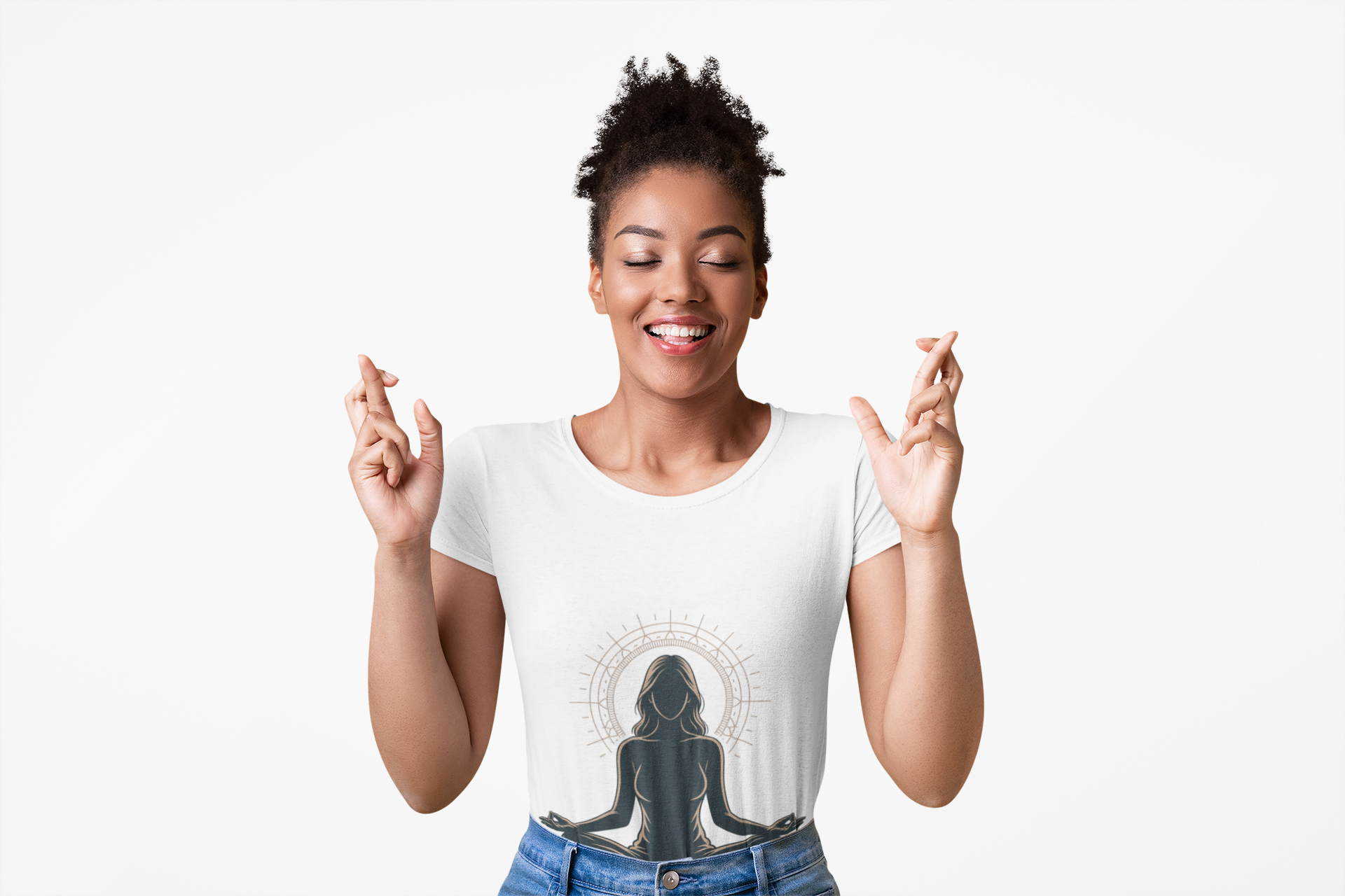 Yoga Tee — 'Stillness Is My Superpower' Women's Meditation T-Shirt