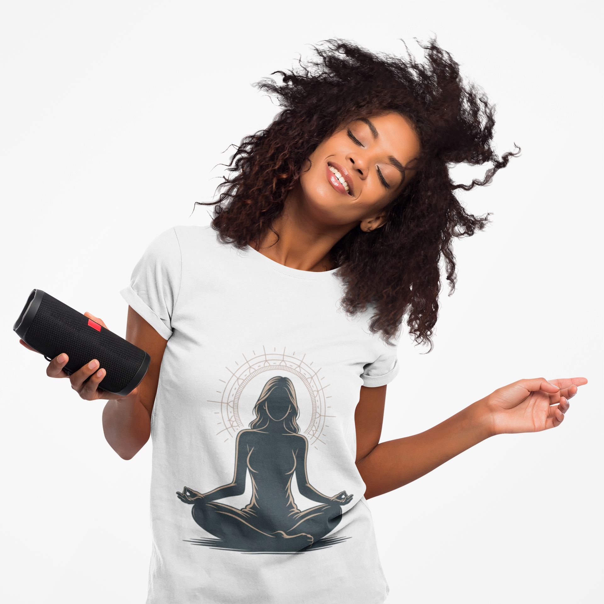 Yoga Tee — 'Stillness Is My Superpower' Women's Meditation T-Shirt