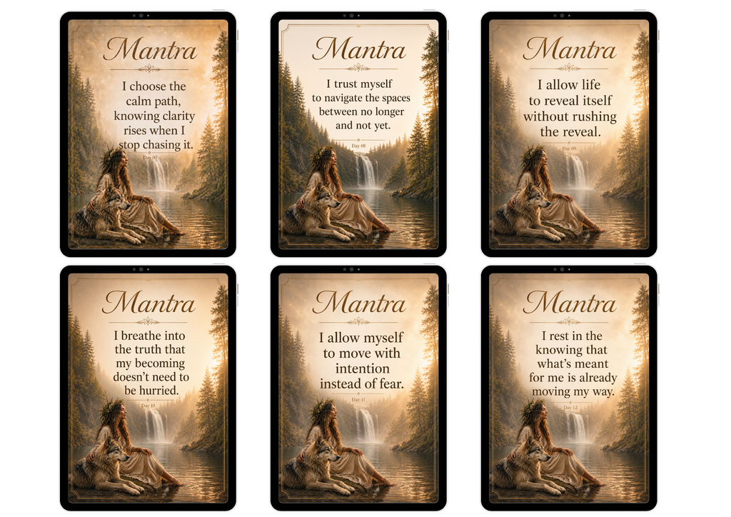 Sacred Quiet Certainty — 30‑Day Mantra Card Deck