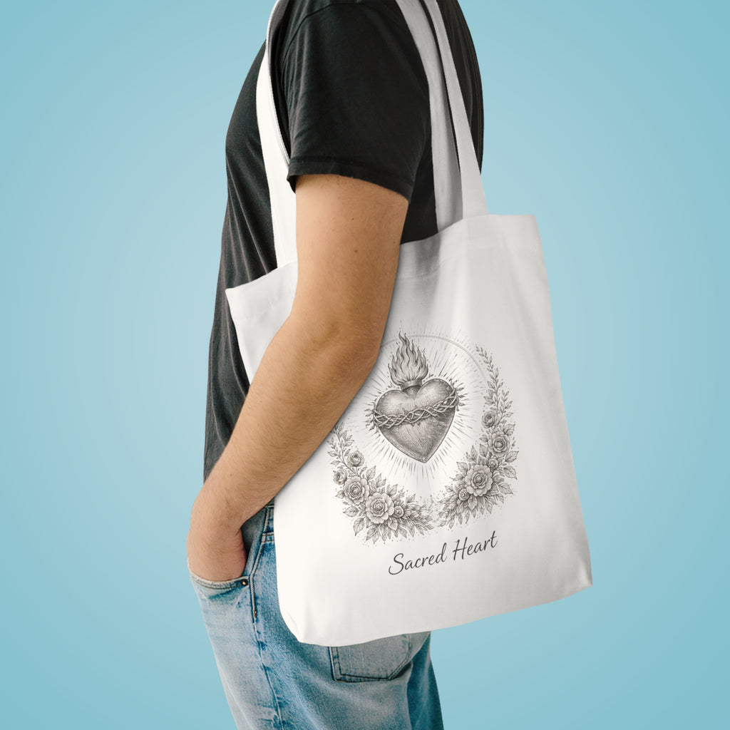 Sacred Heart Tote — Carry What Matters