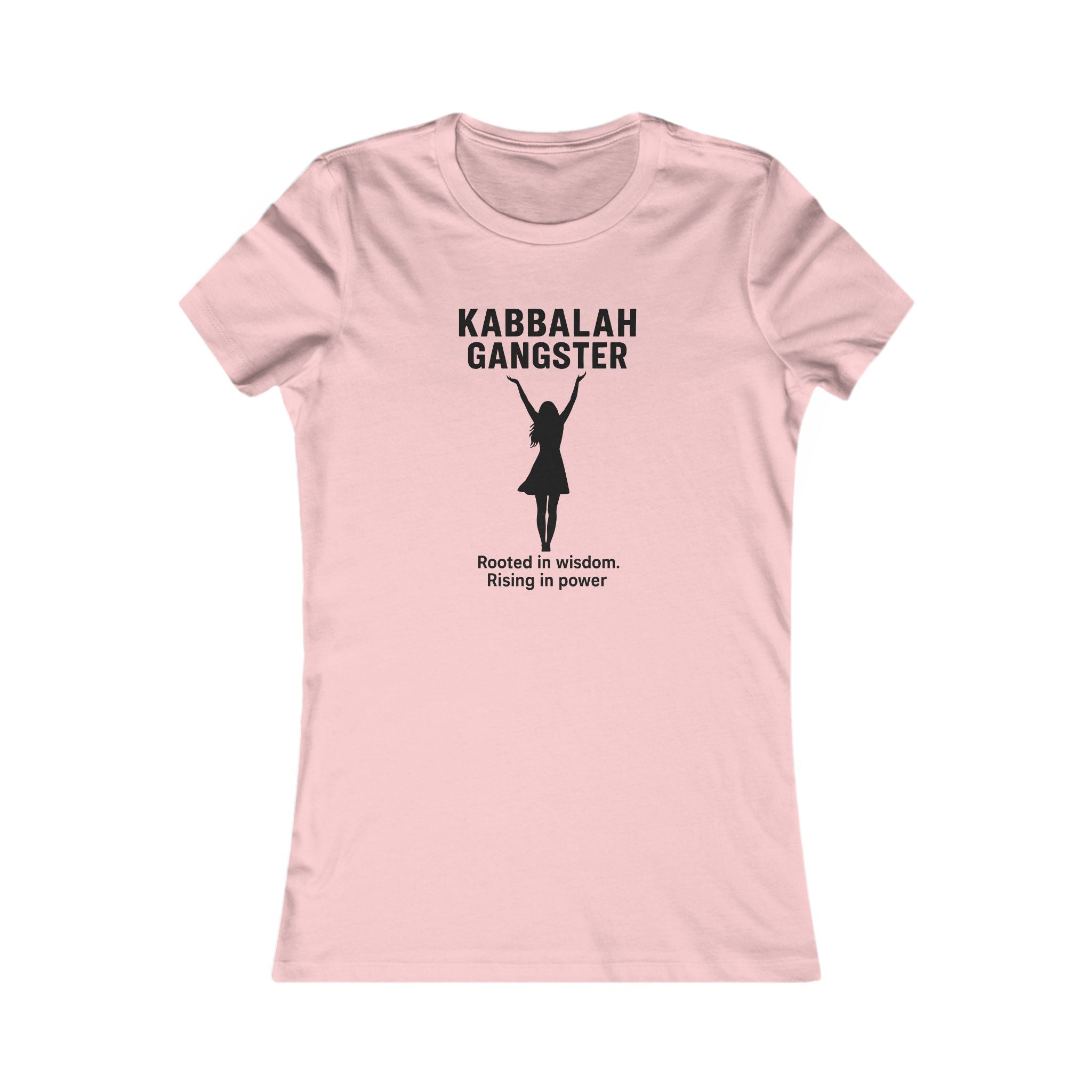 Kabbalah Gangster Women's Tee — "Rooted in Wisdom, Rising in Power" (Divinely Guided)