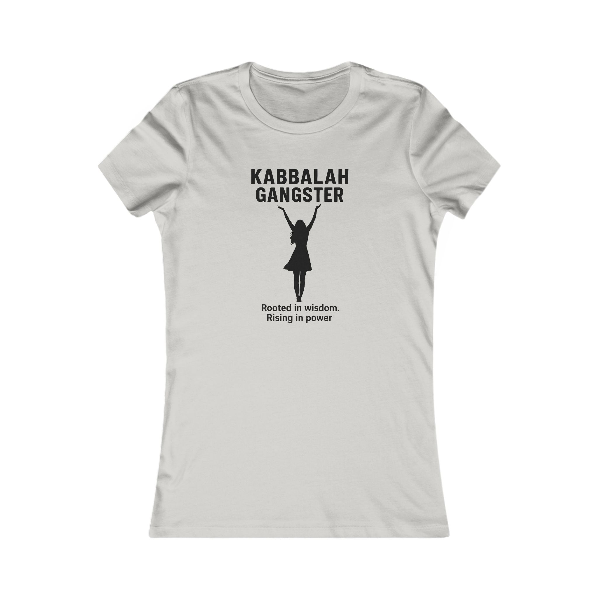 Kabbalah Gangster Women's Tee — "Rooted in Wisdom, Rising in Power" (Divinely Guided)