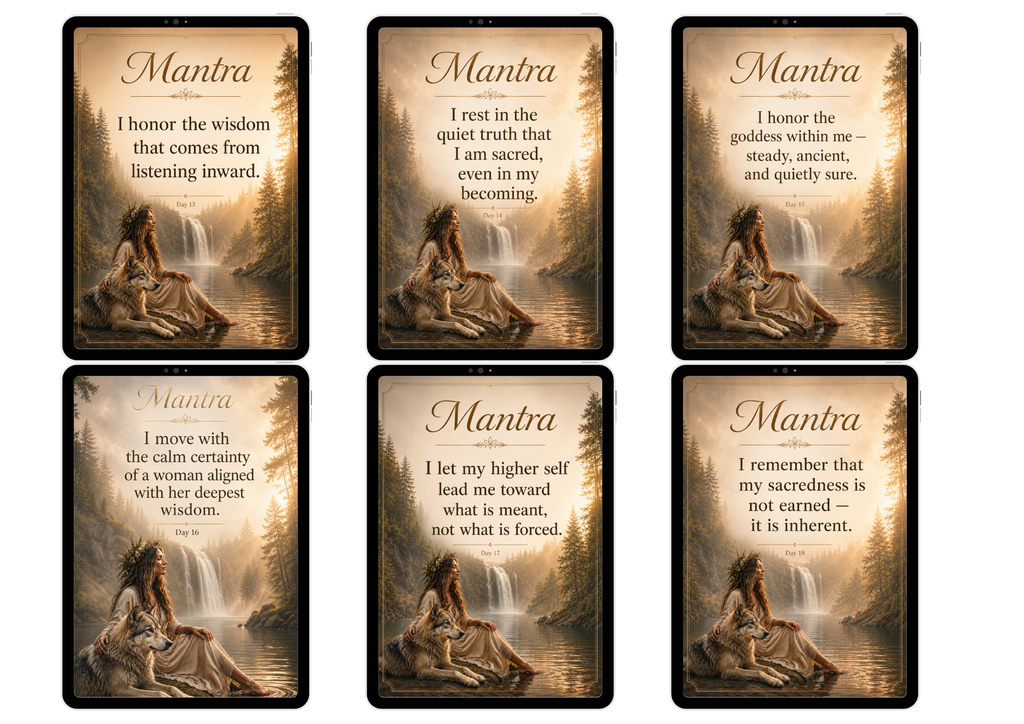 Sacred Quiet Certainty — 30‑Day Mantra Card Deck