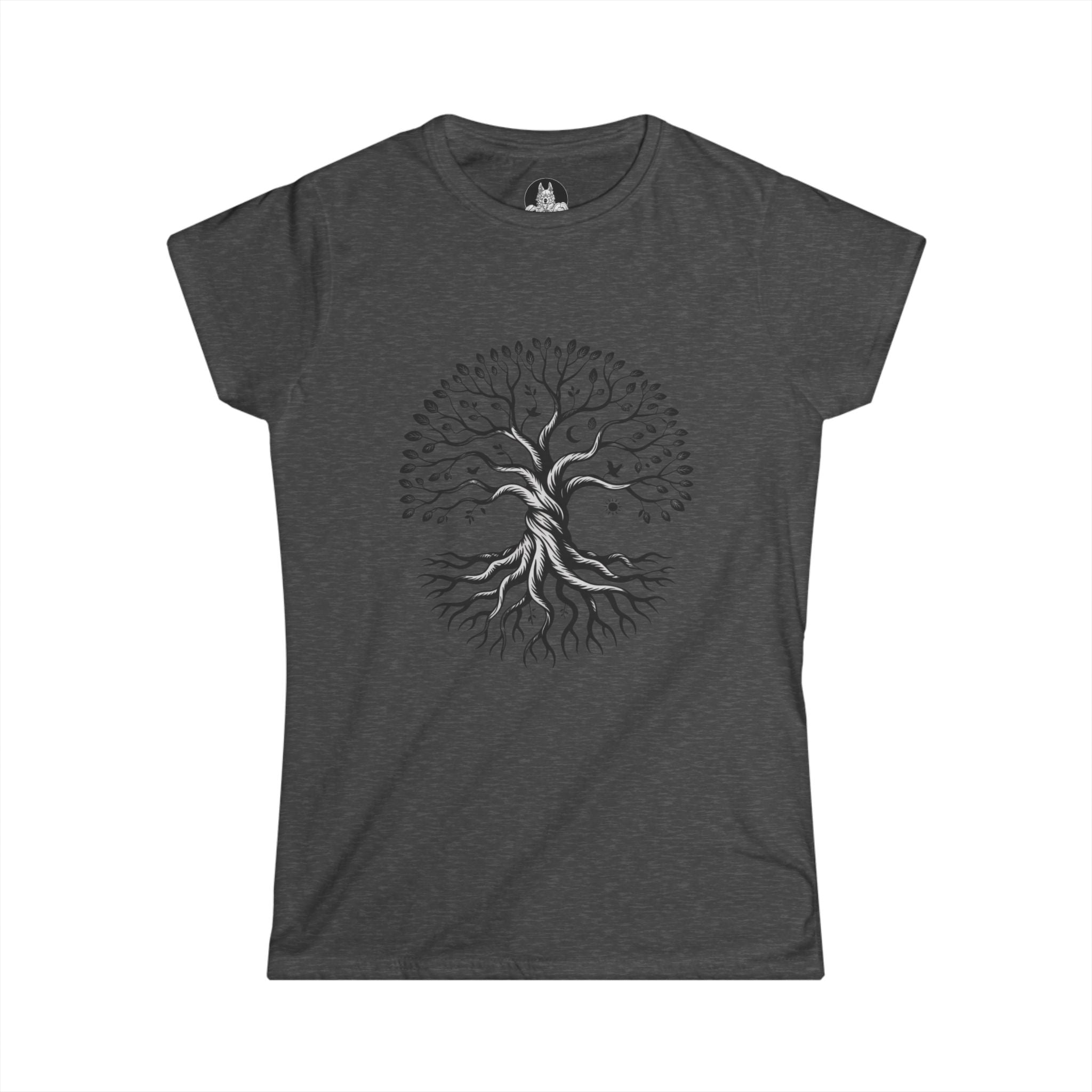 Tree of Life Illustration Tee | Roots and Branches Botanical Shirt