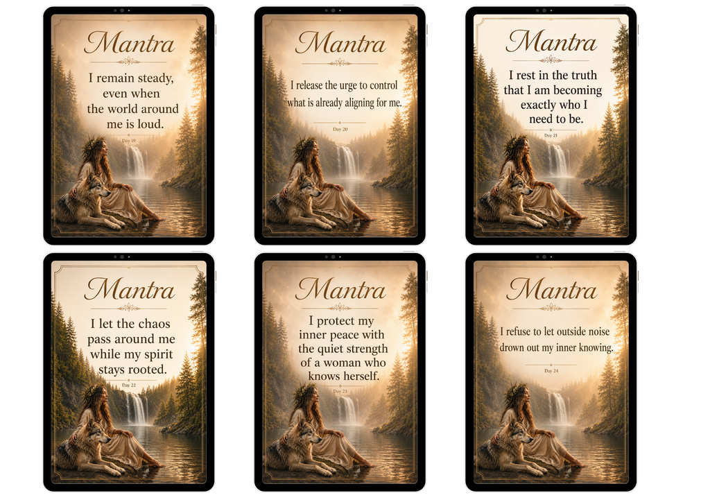 Sacred Quiet Certainty — 30‑Day Mantra Card Deck
