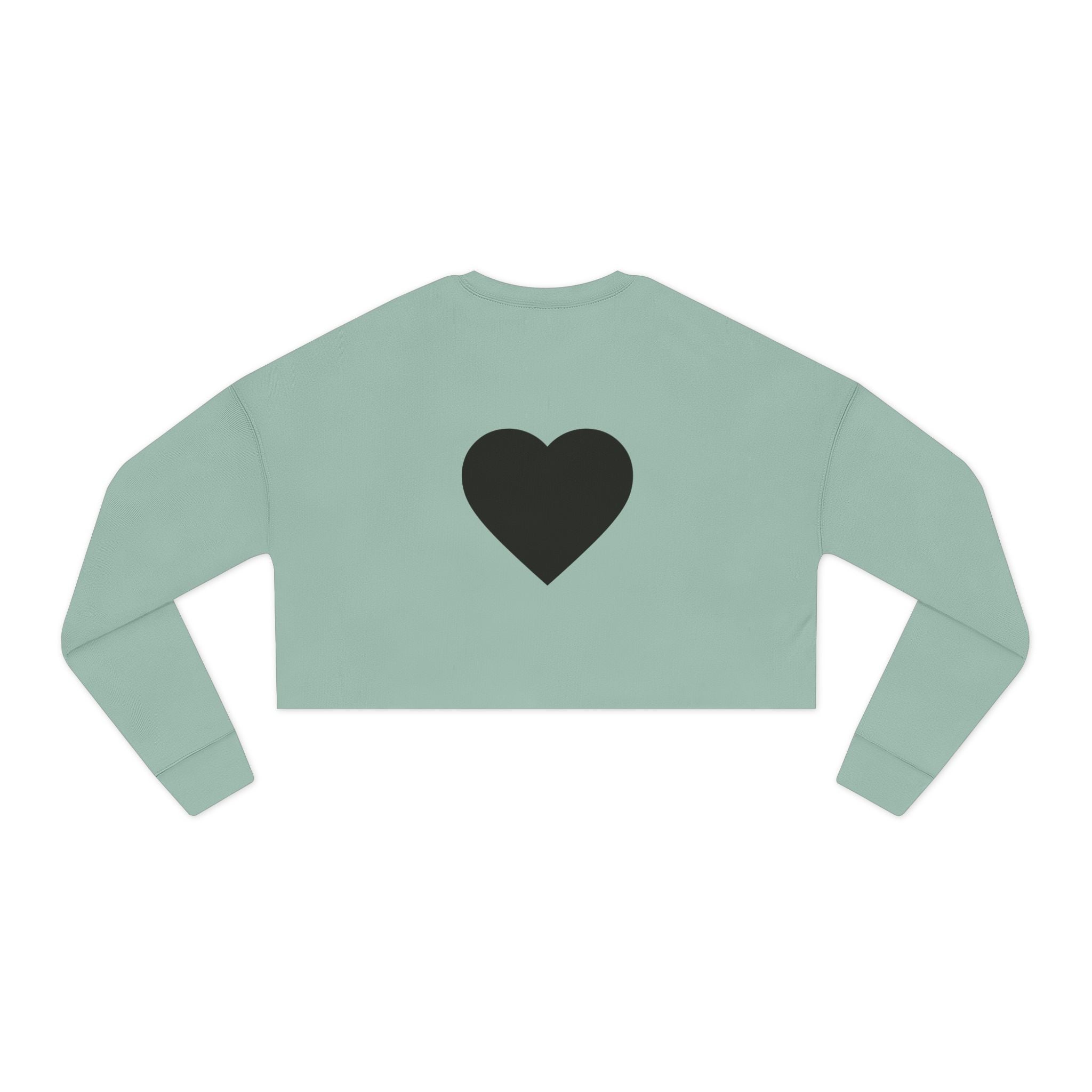 Love is Powerful Cropped Sweatshirt — Crop Top