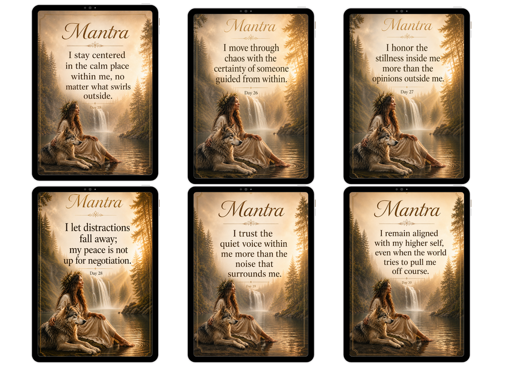 Sacred Quiet Certainty — 30‑Day Mantra Card Deck