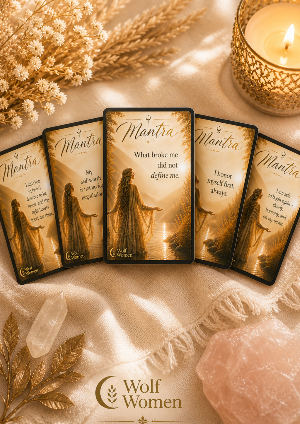 Self‑Worth After Heartbreak — 30 Printable Mantra Cards (Digital Download)