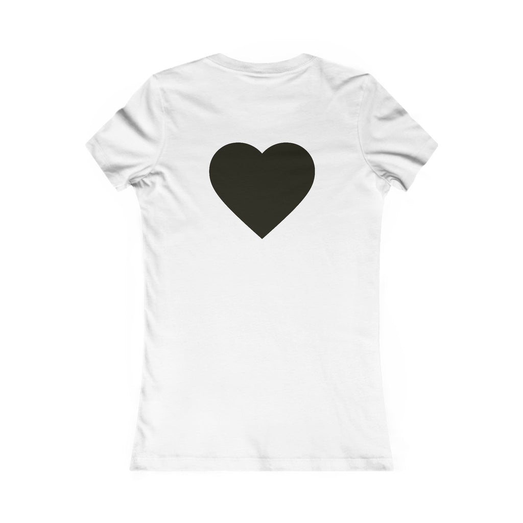 Love Is Powerful Women’s Tee — Vintage Floral Heart Graphic