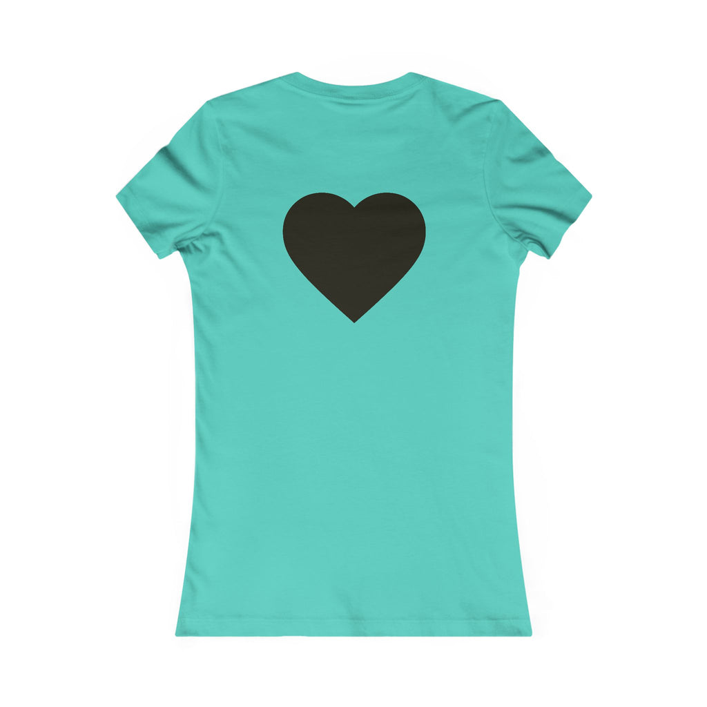Love Is Powerful Women’s Tee — Vintage Floral Heart Graphic