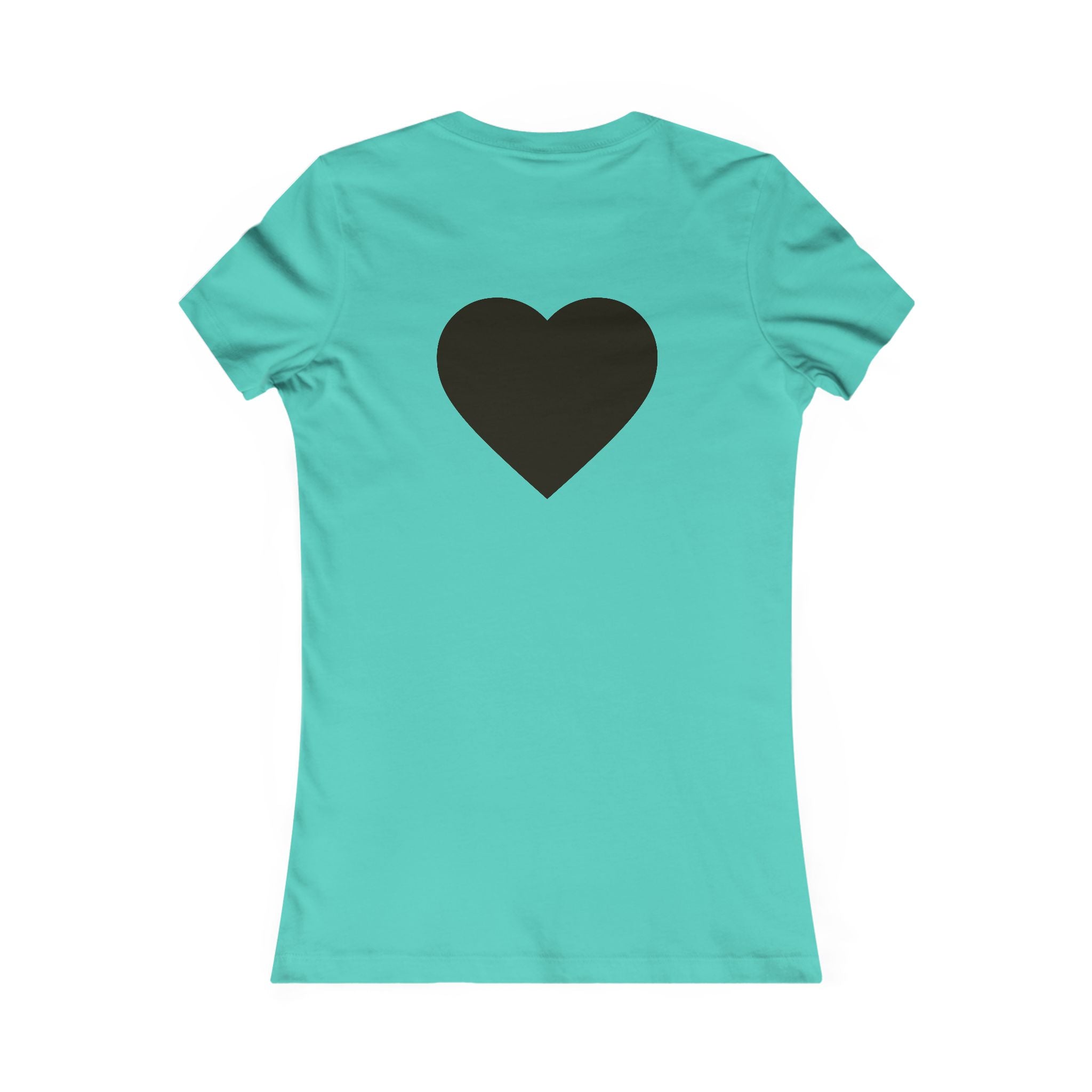 Love Is Powerful Women’s Tee — Vintage Floral Heart Graphic