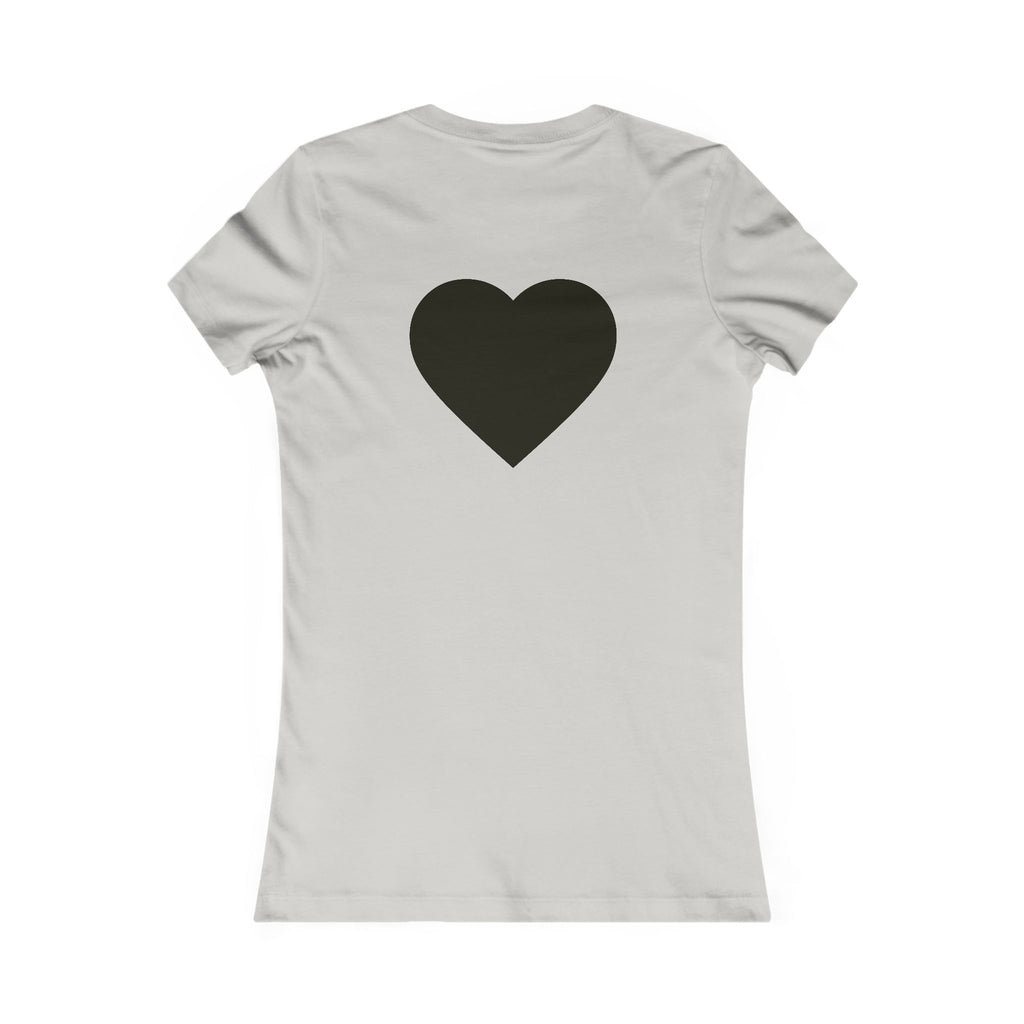 Love Is Powerful Women’s Tee — Vintage Floral Heart Graphic