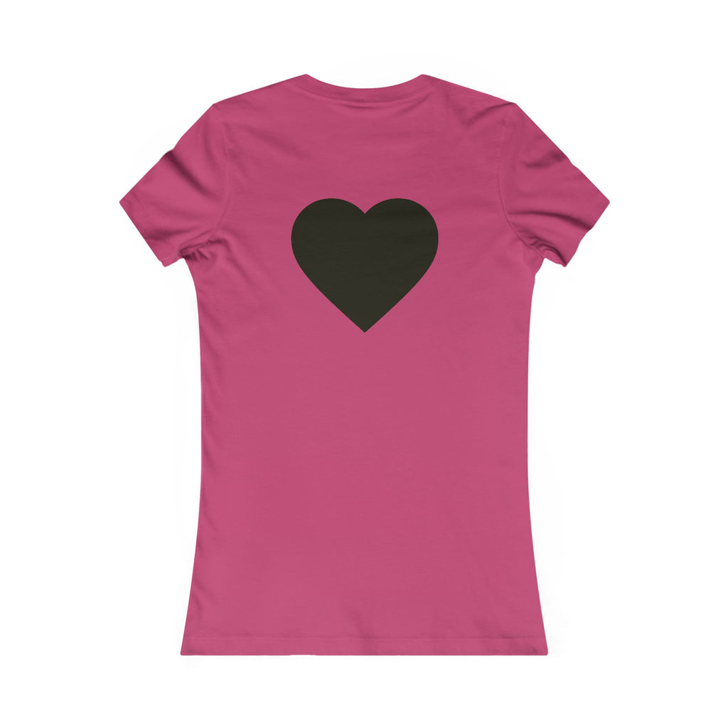 Love Is Powerful Women’s Tee — Vintage Floral Heart Graphic