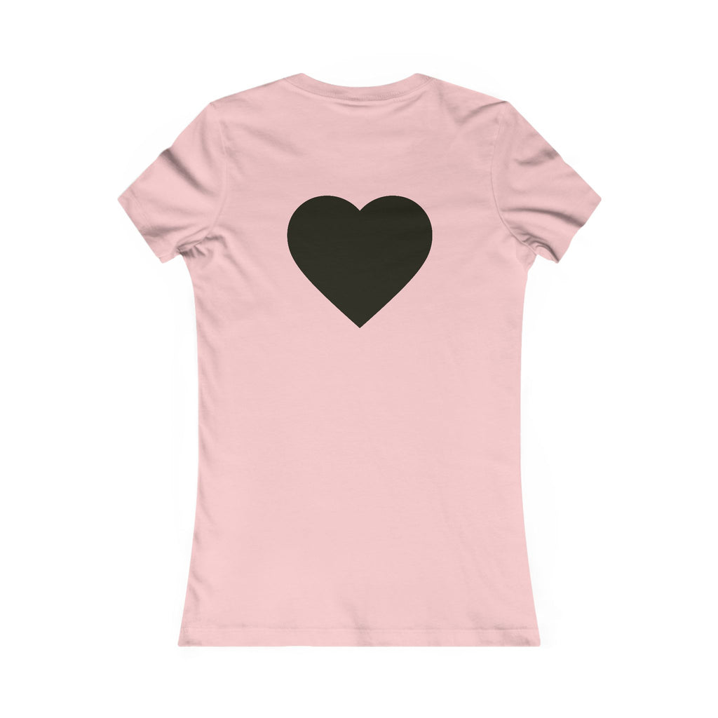 Love Is Powerful Women’s Tee — Vintage Floral Heart Graphic