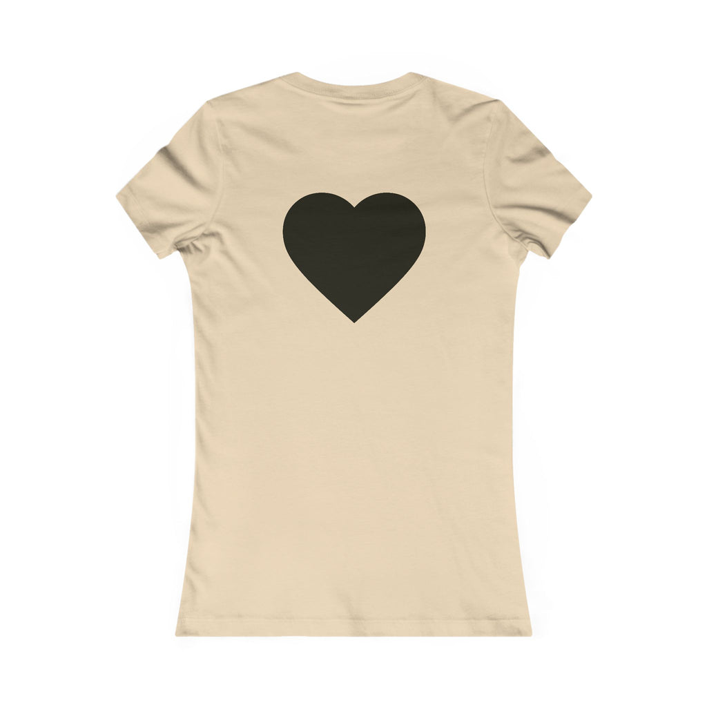 Love Is Powerful Women’s Tee — Vintage Floral Heart Graphic