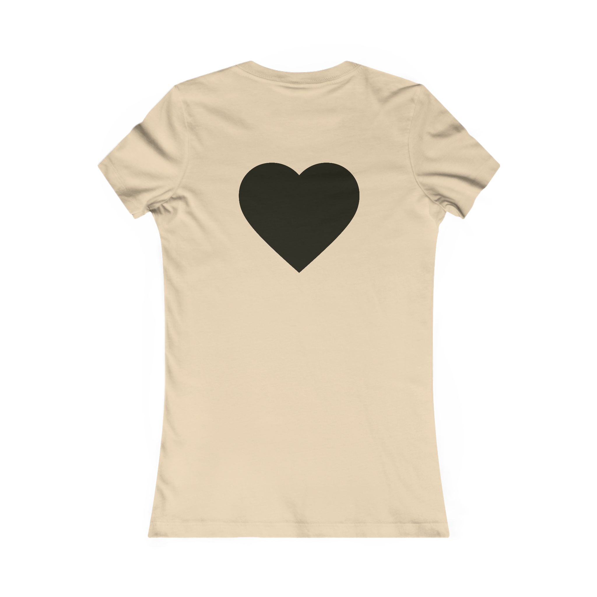 Love Is Powerful Women’s Tee — Vintage Floral Heart Graphic