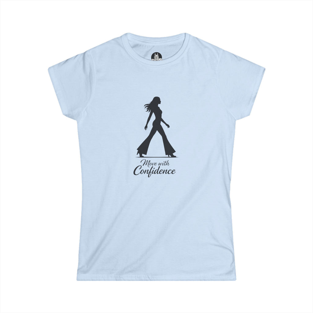 Move with Confidence Tee — Women's Empowerment Silhouette T-Shirt