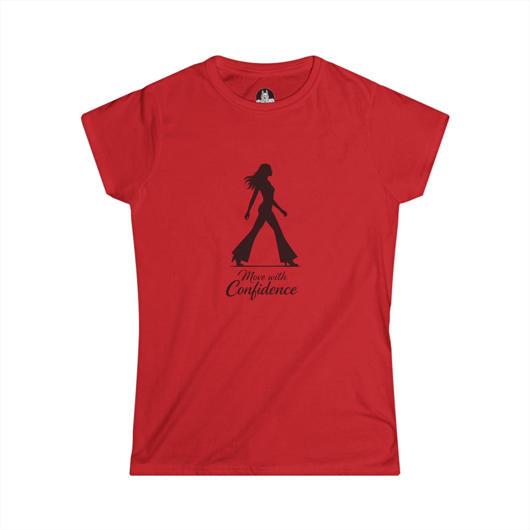Move with Confidence Tee — Women's Empowerment Silhouette T-Shirt
