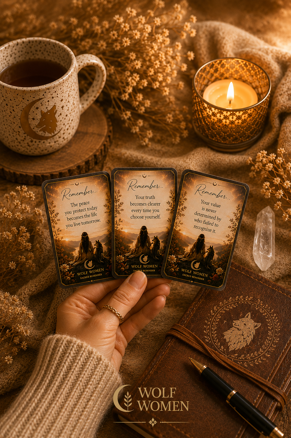 30 Sacred Reminders for Returning to Yourself-Printable Mantra Deck