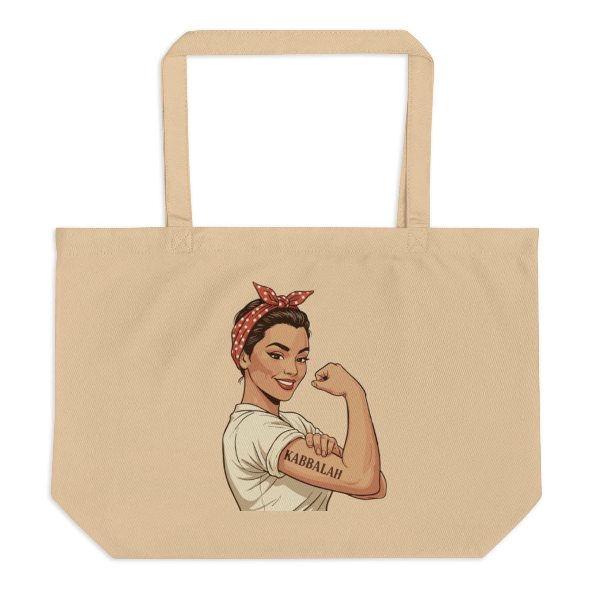 Large organic tote bag