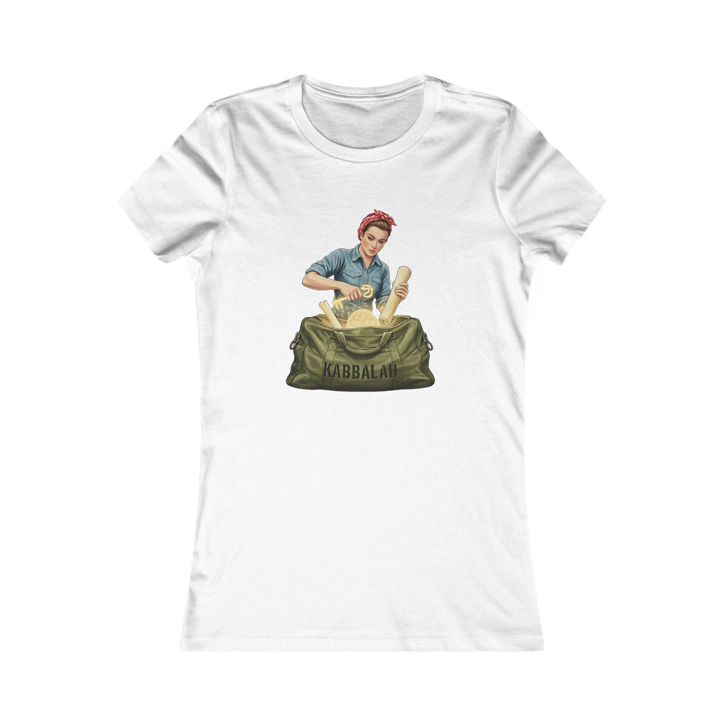 Rosie the Riveter Kabbalah Inspired Illustration Tee |Universal Strength