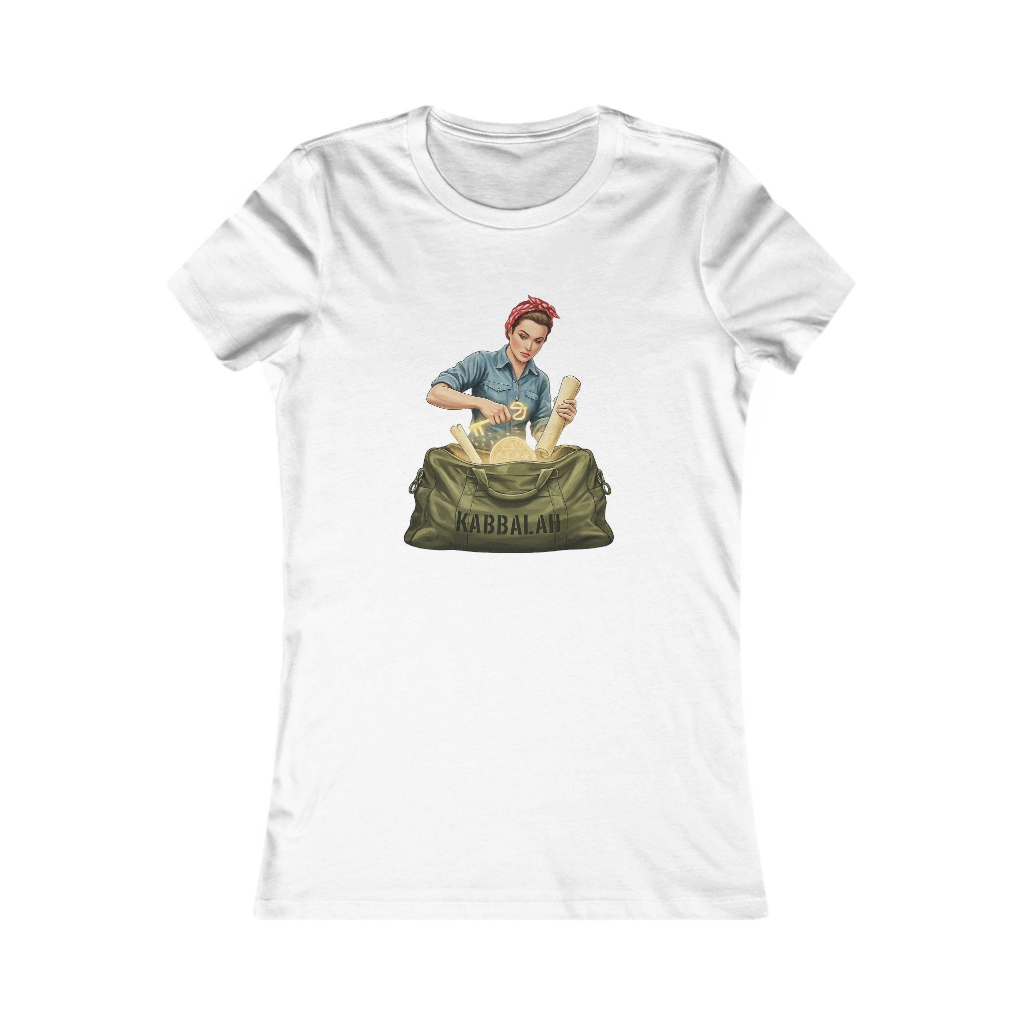 Rosie the Riveter Kabbalah Inspired Illustration Tee |Universal Strength