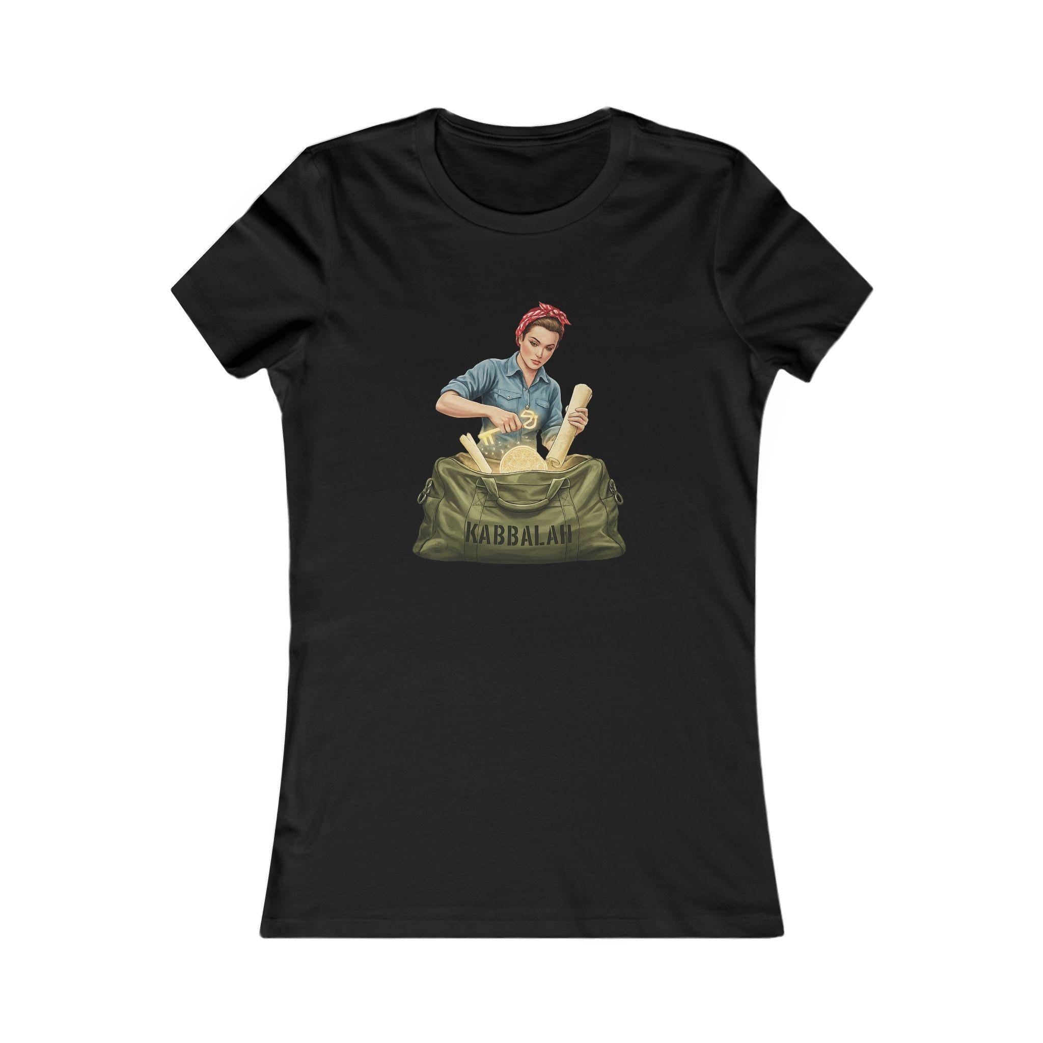 Rosie the Riveter Kabbalah Inspired Illustration Tee |Universal Strength