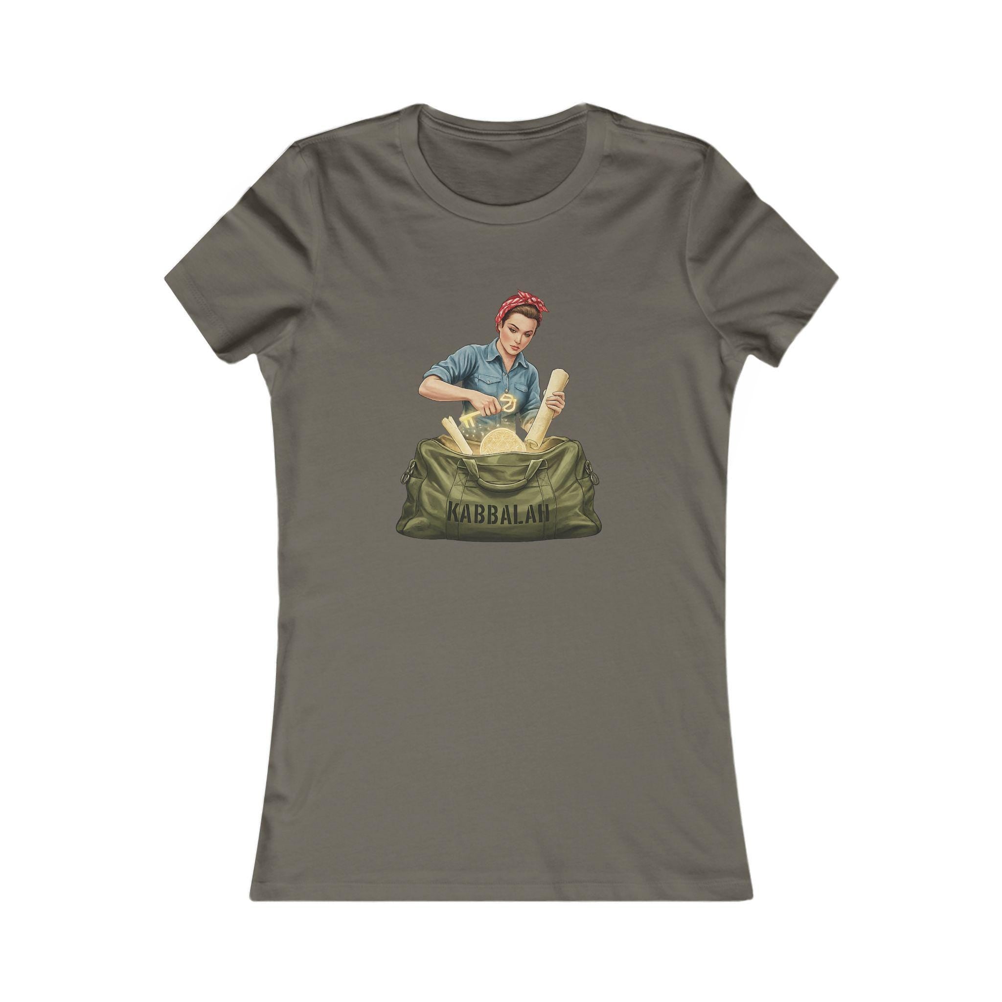 Rosie the Riveter Kabbalah Inspired Illustration Tee |Universal Strength