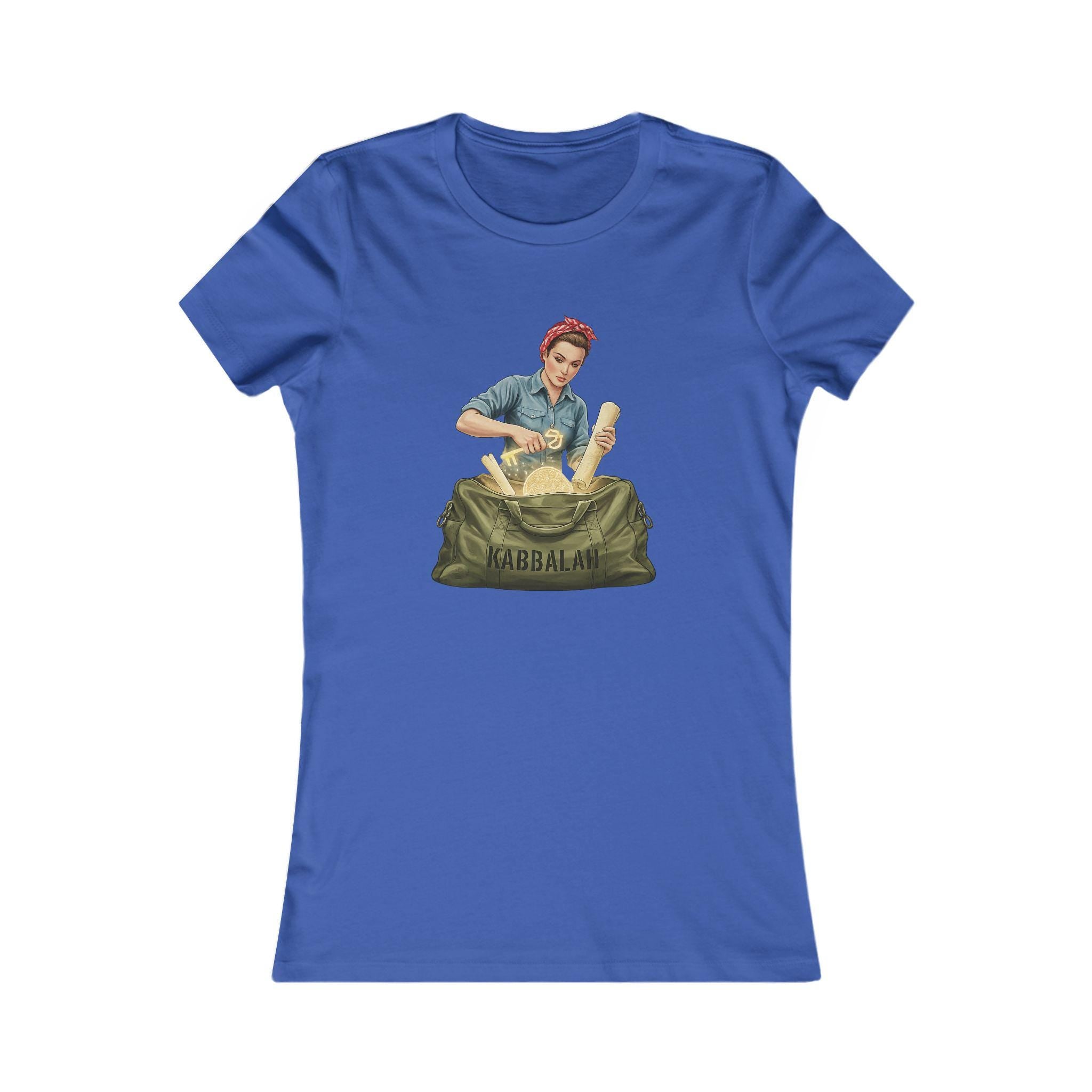 Rosie the Riveter Kabbalah Inspired Illustration Tee |Universal Strength