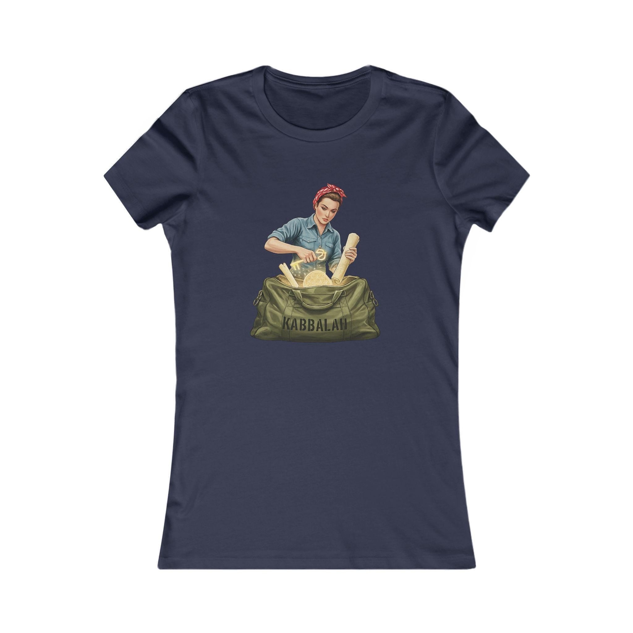 Rosie the Riveter Kabbalah Inspired Illustration Tee |Universal Strength
