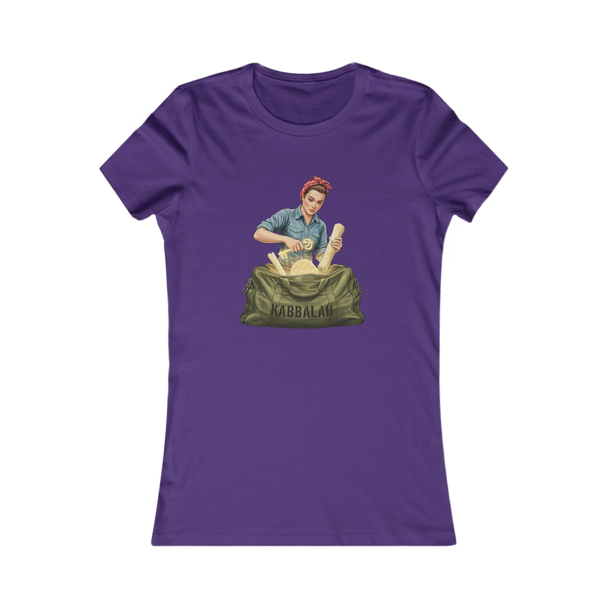 Rosie the Riveter Kabbalah Inspired Illustration Tee |Universal Strength