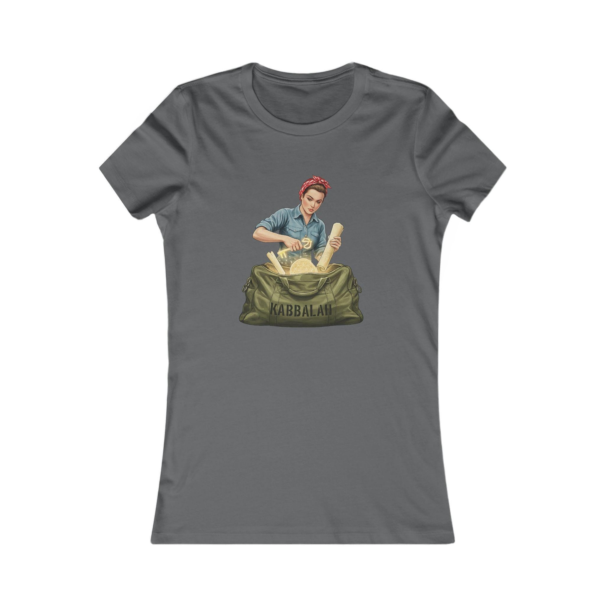 Rosie the Riveter Kabbalah Inspired Illustration Tee |Universal Strength