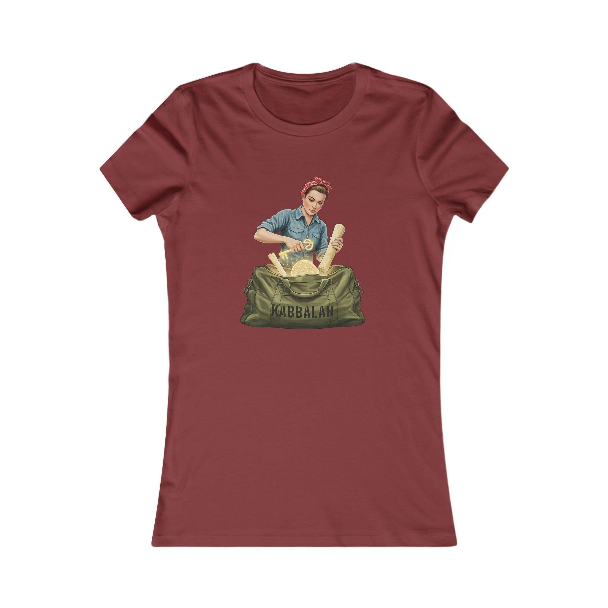 Rosie the Riveter Kabbalah Inspired Illustration Tee |Universal Strength